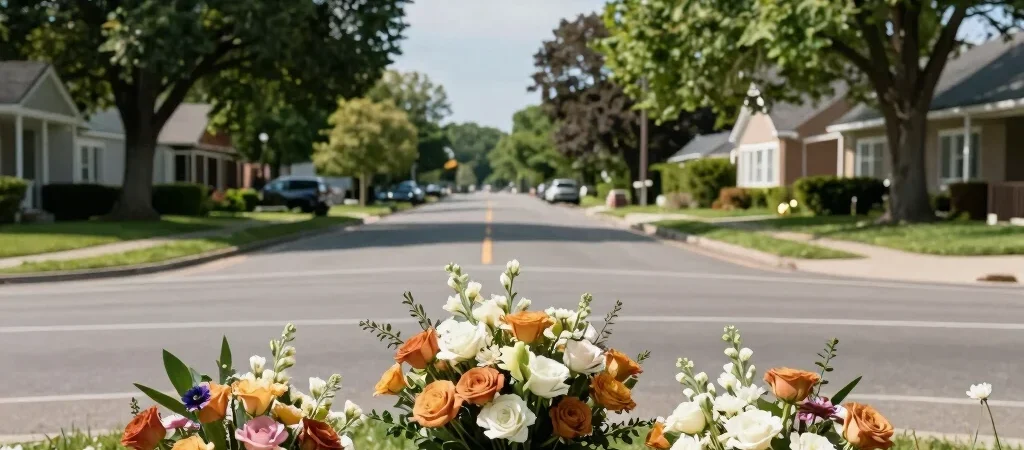 A Roadside Memorial Holds More Than Grief