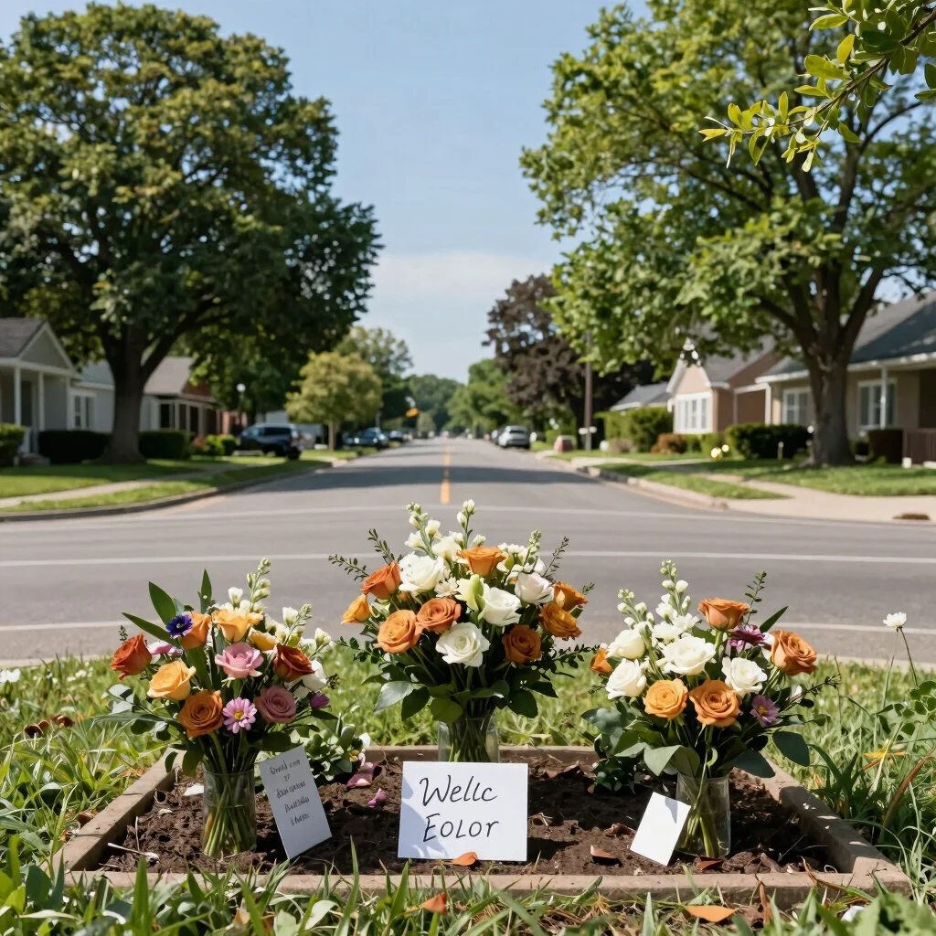 A Roadside Memorial Holds More Than Grief